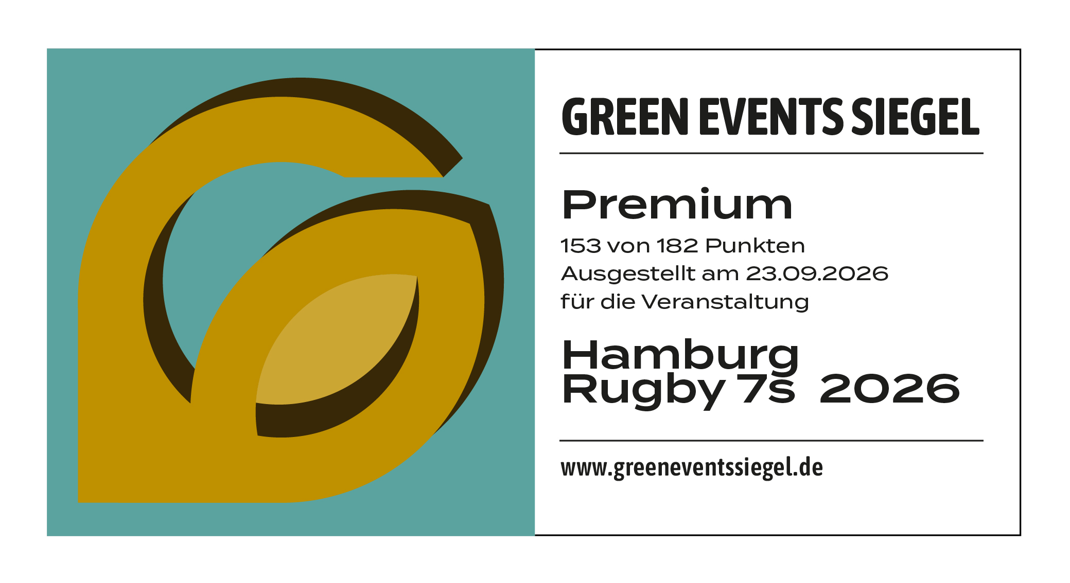 Green Events Siegel Premium R7s 2026